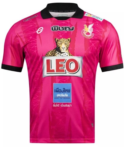 2025-26 Nongbua Pitchaya FC Authentic Thailand Football Soccer League Jersey Home Pink - Player Edition