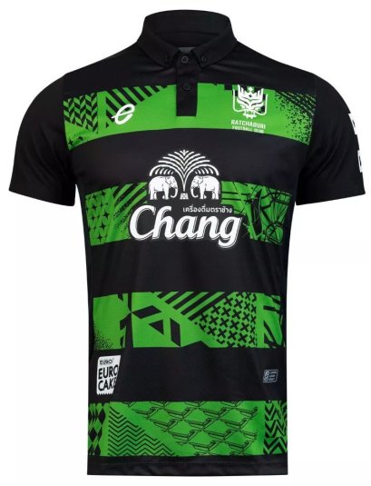 2025-26 Ratchaburi FC Authentic Thailand Football Soccer Thai League Jersey Shirt Away Green - Player Version