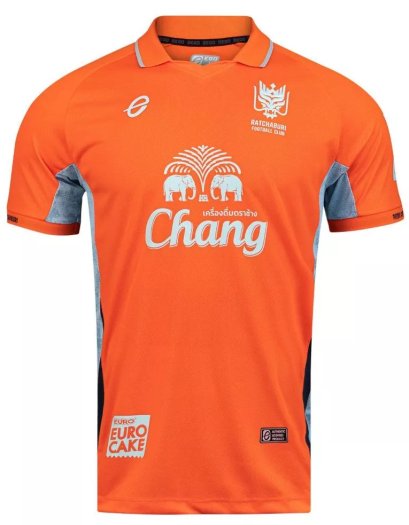 2025-26 Ratchaburi FC Authentic Thailand Football Soccer Thai League Jersey Shirt Home Orange - Player Version