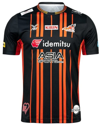 2024 - 25 Bangkok FC Authentic Thailand Football Soccer League Jersey Home Black Orange - Player Version