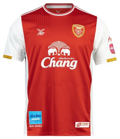 2024-25 Police Tero FC Thailand Football Soccer League Jersey Shirt Home Red - Player Version