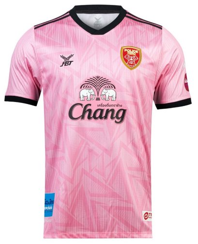 2024-25 Police Tero FC Thailand Football Soccer League Jersey Shirt Third Pink - Player Version