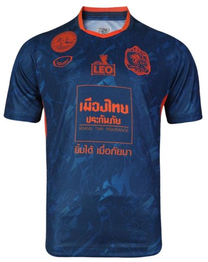 2024-25 Port FC Thailand Football Soccer League Jersey Shirt Third Blue - Player Edition