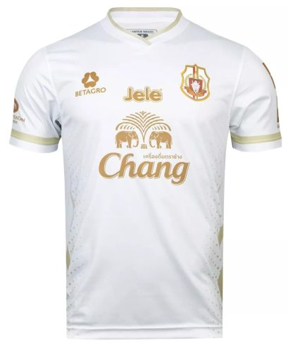 2025-26 Lamphun Warriors FC Authentic Thailand Futsal League Jersey Shirt Home White - Player Edition