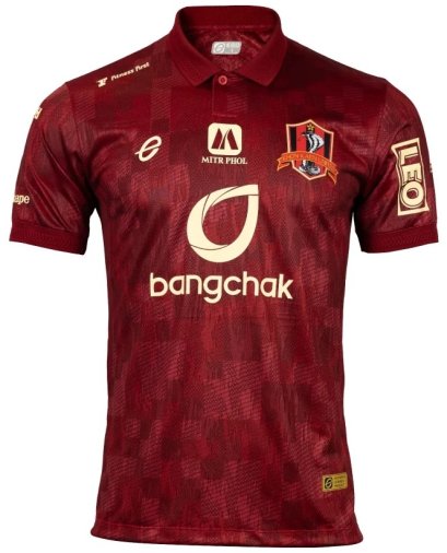 2025-26 Khon Kaen United Thailand Football Soccer League Jersey Shirt Home Red - Player Edition