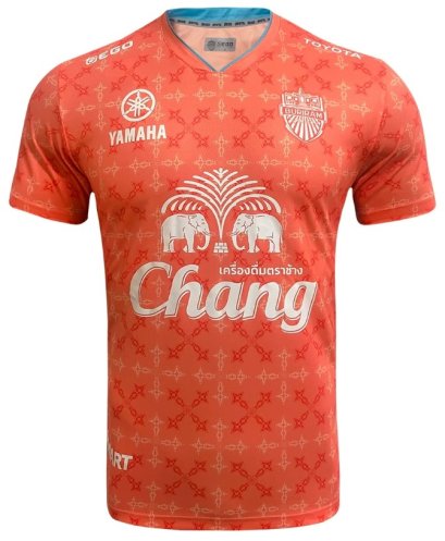 2025 -26 Buriram United Thailand Football Soccer League Jersey Shirt -  Orange Training Version