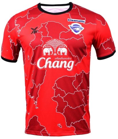 2025-26 Chonburi FC Thailand Football Soccer League Jersey Shirt Training Red - Player Edition