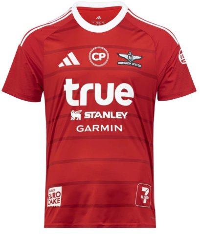 2026 TRUE Bangkok United Thailand Football Soccer League Jersey Shirt Home Red - Player Edition
