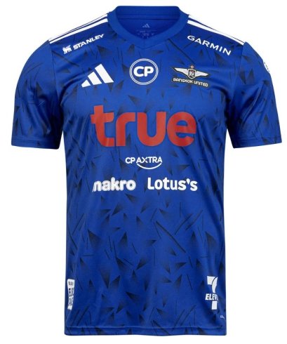 2025-26 Bangkok United Thailand Football Soccer League Jersey Shirt Away Blue - Player Edition