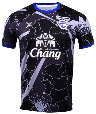 2025-26 Chonburi FC Thailand Football Soccer League Jersey Shirt Training Black - Player Edition