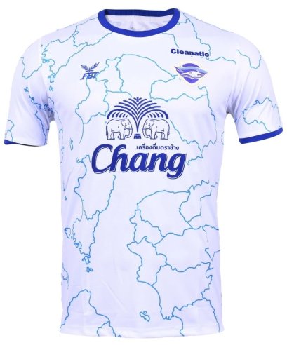 2025-26 Chonburi FC Thailand Football Soccer League Jersey Shirt Training White - Player Edition
