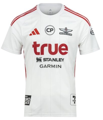 2026 TRUE Bangkok United Thailand Football Soccer League Jersey Shirt Away White - Player Edition