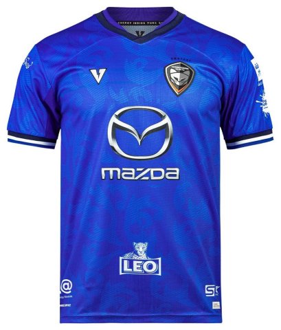 2024-25 Nakhonratchasima Mazda FC Thailand Football Soccer League Jersey Shirt Away Blue - Player Edition