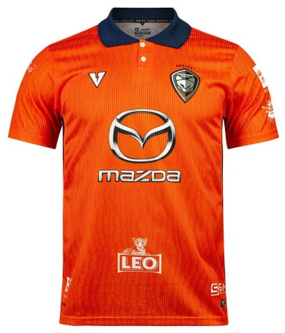 2024-25 Nakhonratchasima Mazda FC Thailand Football Soccer League Jersey Shirt Home Orange - Player Edition
