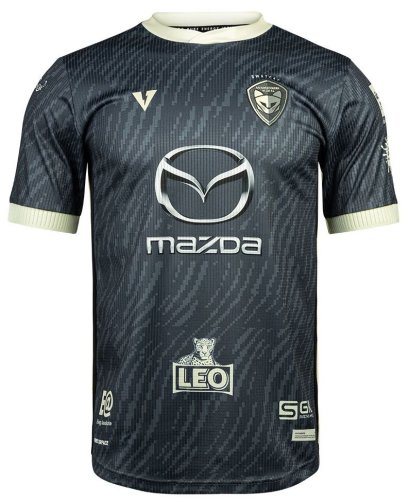 2024-25 Nakhonratchasima Mazda FC Thailand Football Soccer League Jersey Shirt Third Black - Player Edition