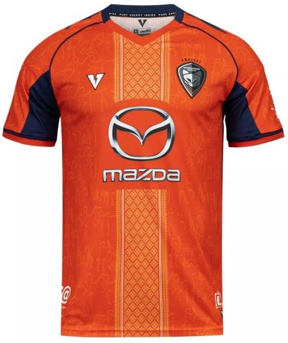 2025-26 Nakhonratchasima Mazda FC Thailand Football Soccer League Jersey Shirt Home Orange - Player Edition