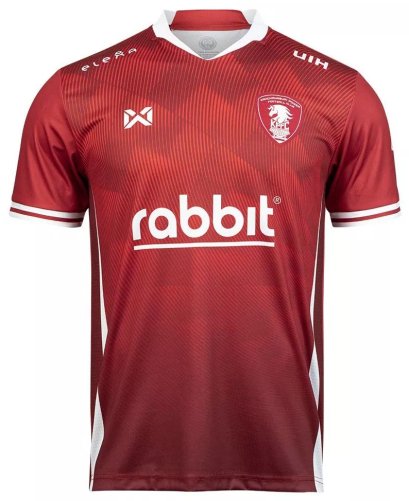 2025 - 26 Kanchanaburi Power FC Thailand Football Soccer League Jersey Shirt Home Red - Player Edition
