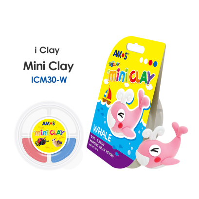 ดินเบา Mini Clay Whale (ปลอดสารพิษสำหรับเด็ก)