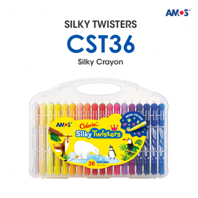 Amos Colorix Silky Twister (36 สี) ขนาด 6 มม