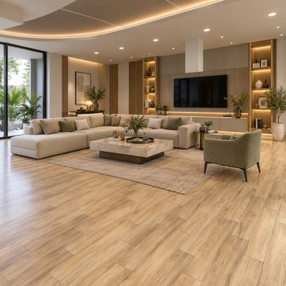 20X120 WOOD PINE BEIGE ผิวด้าน