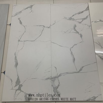 60X120 AK1186 คาราร่า ผิวด้าน สีขาว