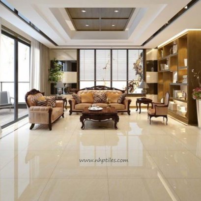 60X60 AMAZON CREAM  ผิวเงา