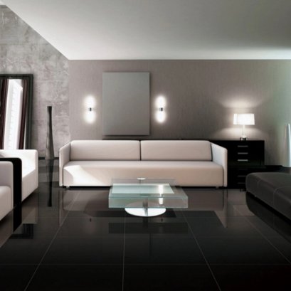 60X60 TP6001X ซุปเปอร์ แบล็ค ผิวเงา