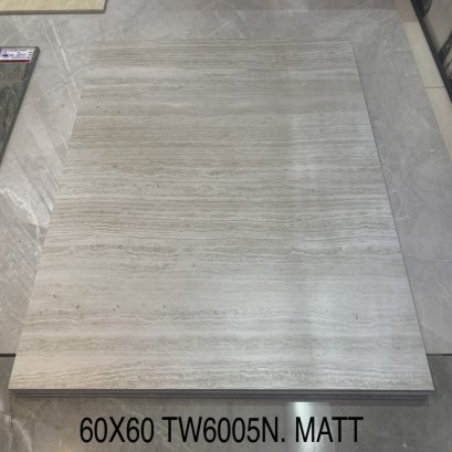 60X60 TW6005N ทราวาทีน เกรย์ แมตซ์