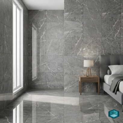 60X60 กระเบื้องพื้น GC-1036 VALENCIA GRAPHITE ผิวเงา