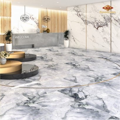  60X60 รุ่น PQ6414 โอเชี่ยนแบล็ค ผิวเงา