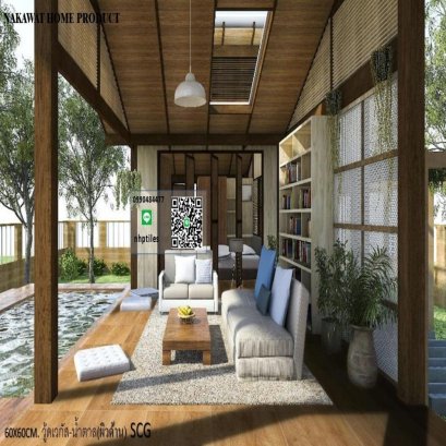 60X60 วู้ดเวกัส-น้ำตาล ลายไม้ ผิวด้าน