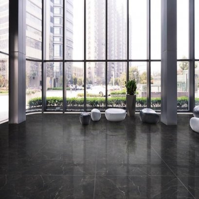 60X60 แดสคาลิโอ ดำ (HG) ตัดขอบ