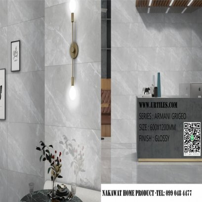  60X120CM PT 601213 อามานี่ จอจิโอ เบียนโก้ ผิวเงา