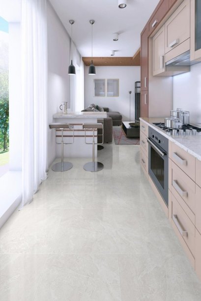 กระเบื้อง FT 60x60 ซีสโตน ขาว (POL) ตัดขอบ PM