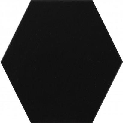 กระเบื้อง GP เฮกซ์ เรียบ ดำ (แมท) 20x23 PM