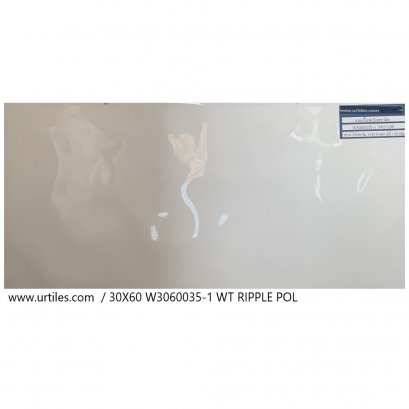 ผนัง 30X60 MO 1 ไวท์ ริพเพิล POL