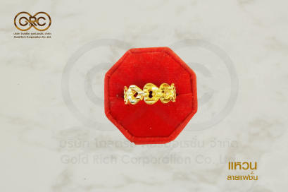 แหวนทองคำลายแฟชั่น