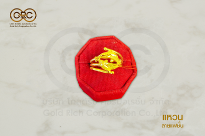 แหวนทองคำลายแฟชั่น