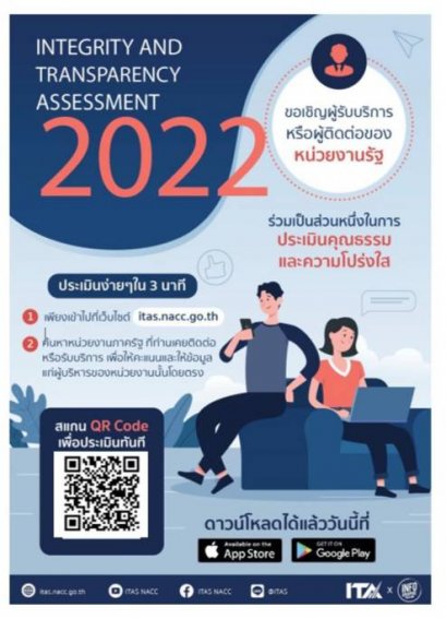 การประเมินคุณธรรมและความโปร่งใสในการดำเนินงานของหน่วยงานภาครัฐ