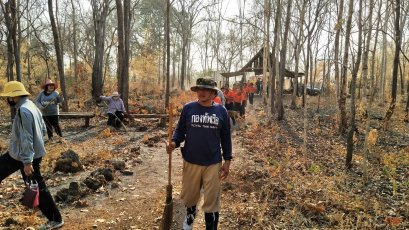 โครงการซ้อมแผนการป้องกันและบรรเทาสาธารณภัย ปี 2563(กิจกรรมการทำแนวป้องกันไฟป่า)