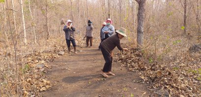 โครงการซ้อมแผนป้องกันและบรรเทาสาธารณภัย(กิจกรรมทำแนวกันไฟป่าป่าชุมชนบ้านวังสิงห์