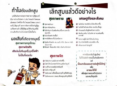 ประชาสัมพันธ์การงดสูบบุหรี่โลก