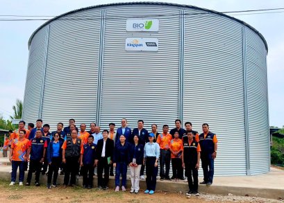 โครงการก่อสร้างและติดตั้งถังเก็บน้ำประสิทธิภาพสูง (ขนาด 1 ล้านลิตร) พร้อมระบบสูบน้ำพลังงานแสงอาทิตย์ หมู่ที่  4  บ้านหนองปรือ