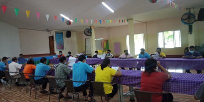 การดำเนินการศูนย์พักคอยและการแยกการกักตัวที่บ้าน ของตำบลสิงห์