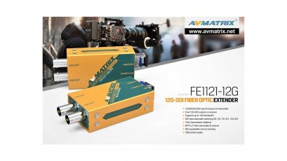 FE1121-12G 10km 12G-SDI Fiber Optic Extender สินค้าต่อราคา 1 คู่ ครับ มาเป็นชุด ครับ พร้อม SFP/ LC Fiber transmitter &amp; receiver