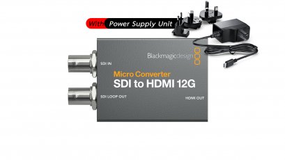 Micro Converter SDI to HDMI 12G wPSU