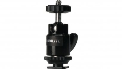Nanlite AS-BH-1/4 Mini Ball Head with 1/4&#039;&#039;-20 Mount