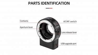 Viltrox - NF-M1 Mount Adapter F-Mount Lens to M43 Camera