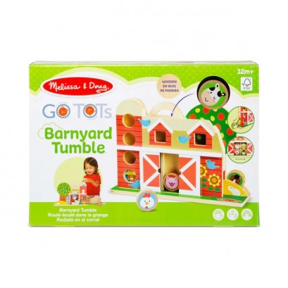 [Go tots 1-2Yrs] รุ่น 30740 รุ่นฟาร์ม ลูกกลิ้งสองด้าน หยอด สไลด์ Melissa & Doug GO Tots Barnyard Tumble