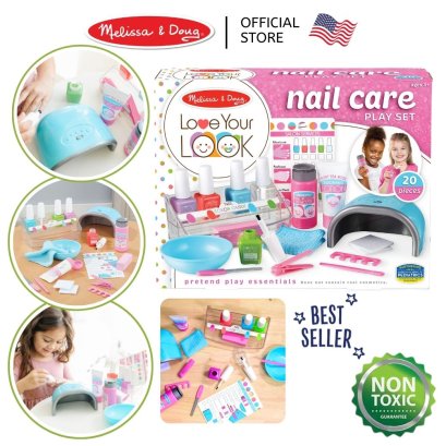 Melissa &amp; Doug Love your Look - Nail Care Play Set รุ่น 31804 ชุดอุปกรณ์ทำเล็บ ตกแต่งเล็บ ไม่มีสีทาเล็บจริงในชุด